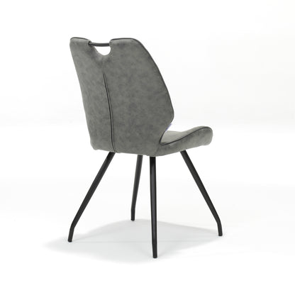 Chair Hardy black Fabric Soft Steel