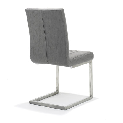 Chair Pleat RVS-Africa PU Grey MS-12 UKFR -&gt; Chair Pleat RVS-Africa PU Grey MS-12 UKFR