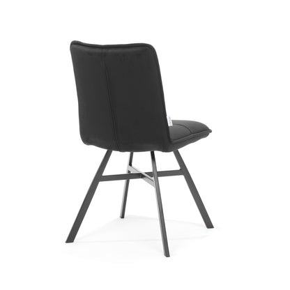 Chair Ramon black - Fabric Velvet Black