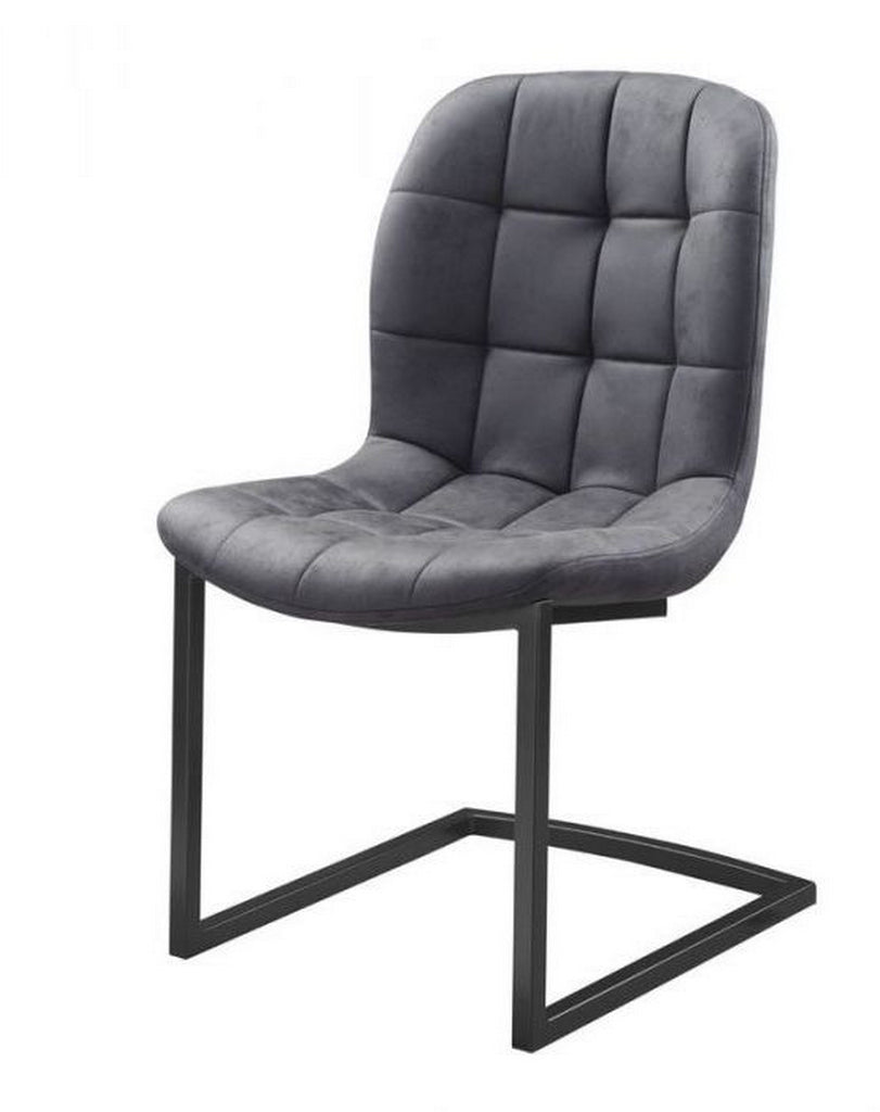 chair savannah black - fabric soft anthracite