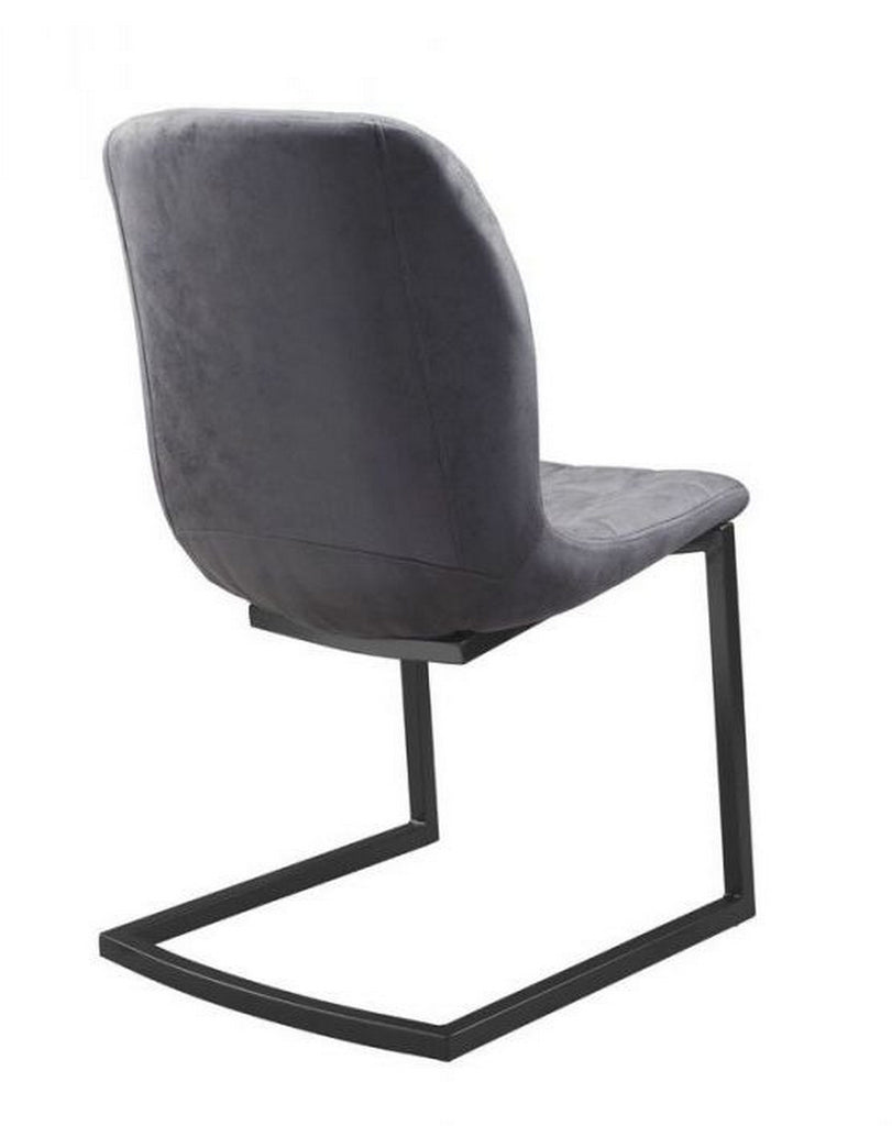 chair savannah black - fabric soft anthracite