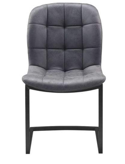 Chair Savannah black - Fabric Soft Anthracite