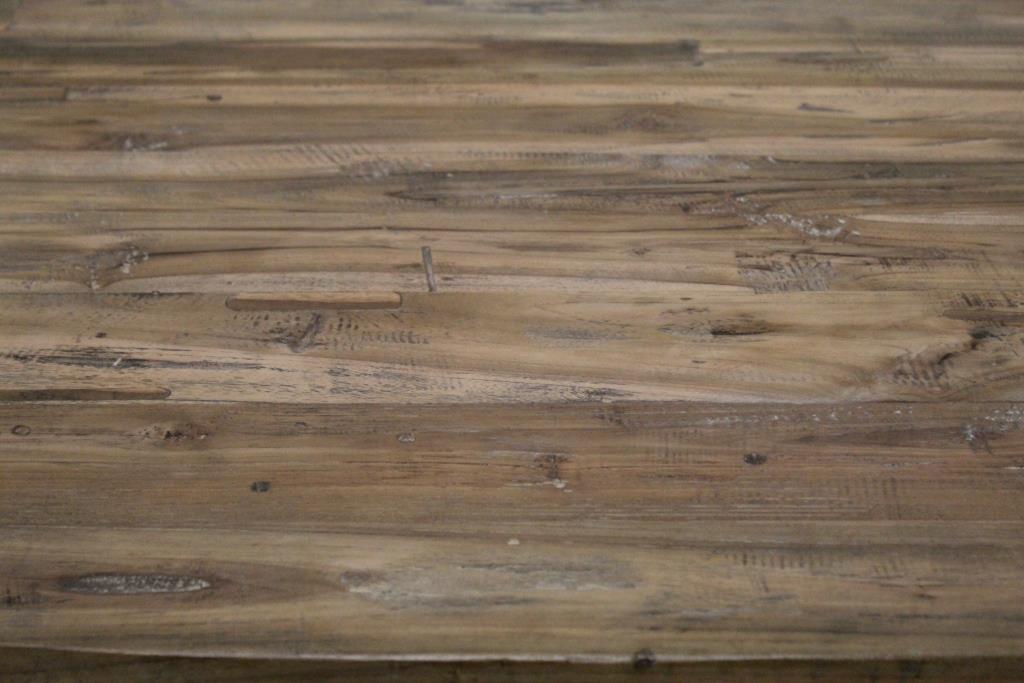 tafelblad ovaal - 180x100 cm - vintage - teak