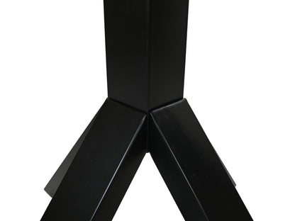 Crow table leg - 80x80x72 - Powder coated black - Metal