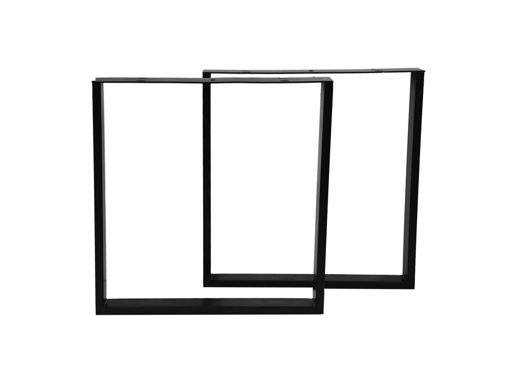 table legs - u-model - 70x10x72 - black - metal - set of 2