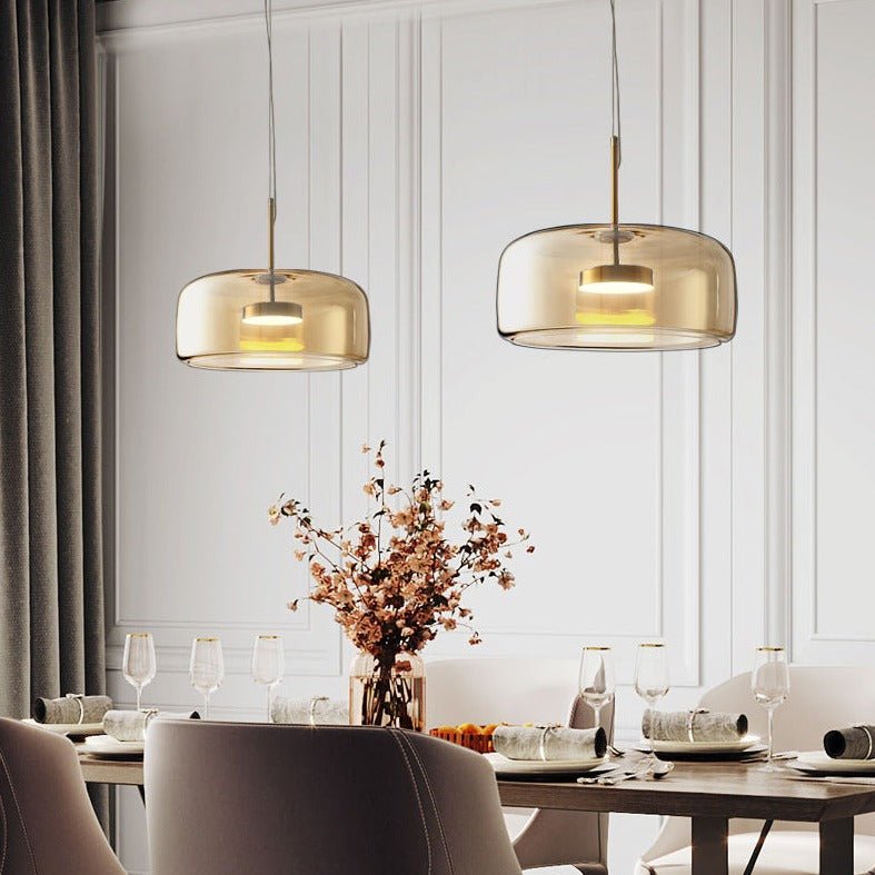 elegante glazen hanglamp voor uw hotelinterieur