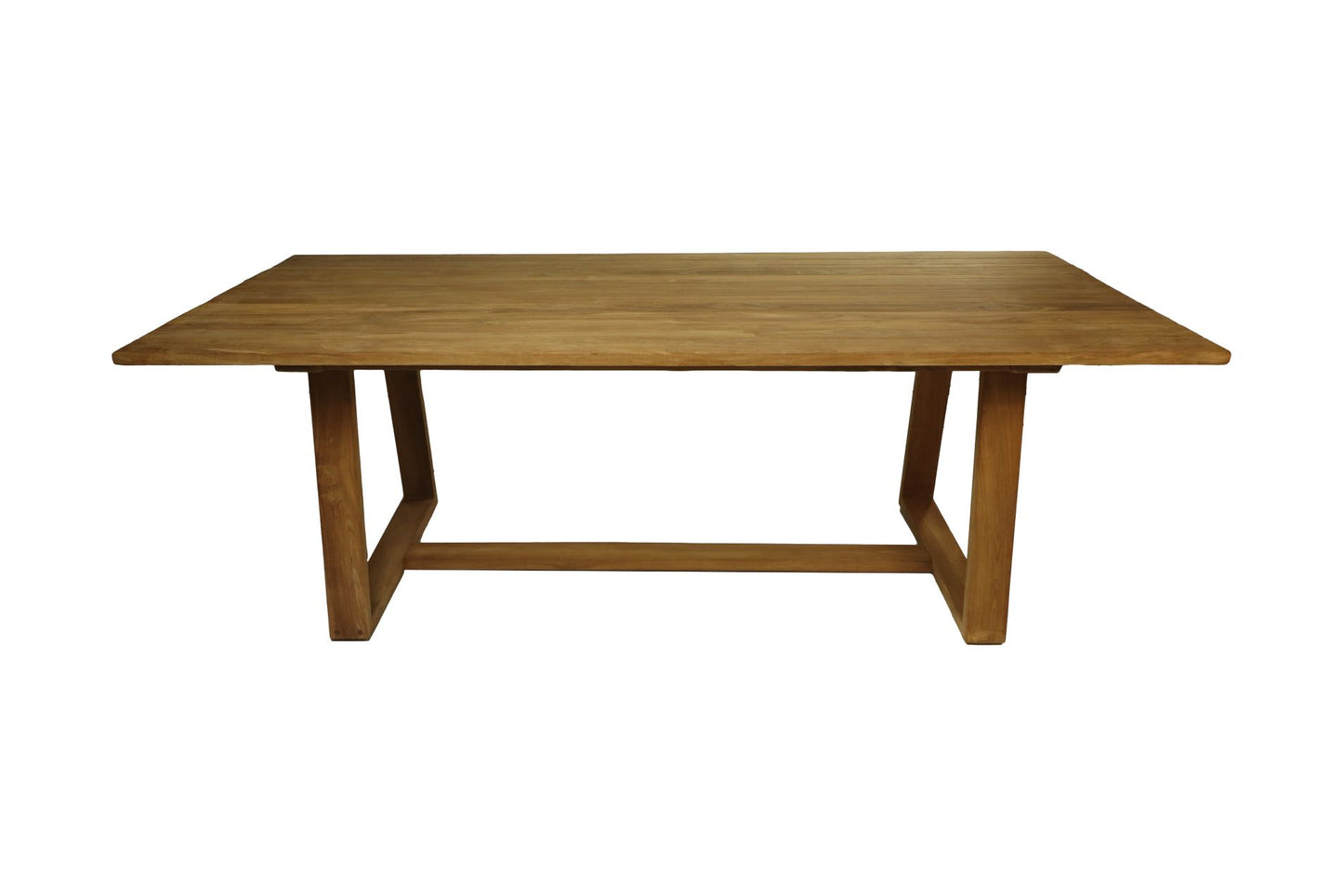 tuintafel medium - 220x100x77 - naturel - teak