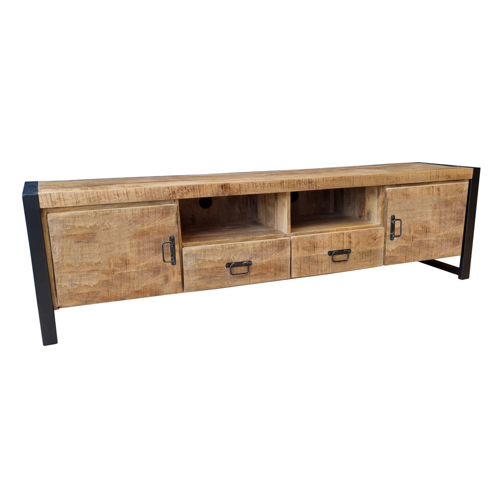 boaz tv cabinet 200 cm | two doors and two drawers