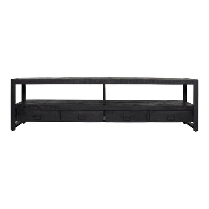 TV cabinet Boaz Black | 220 cm