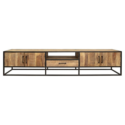 Denver TV cabinet | Mango wood and steel | 240 cm