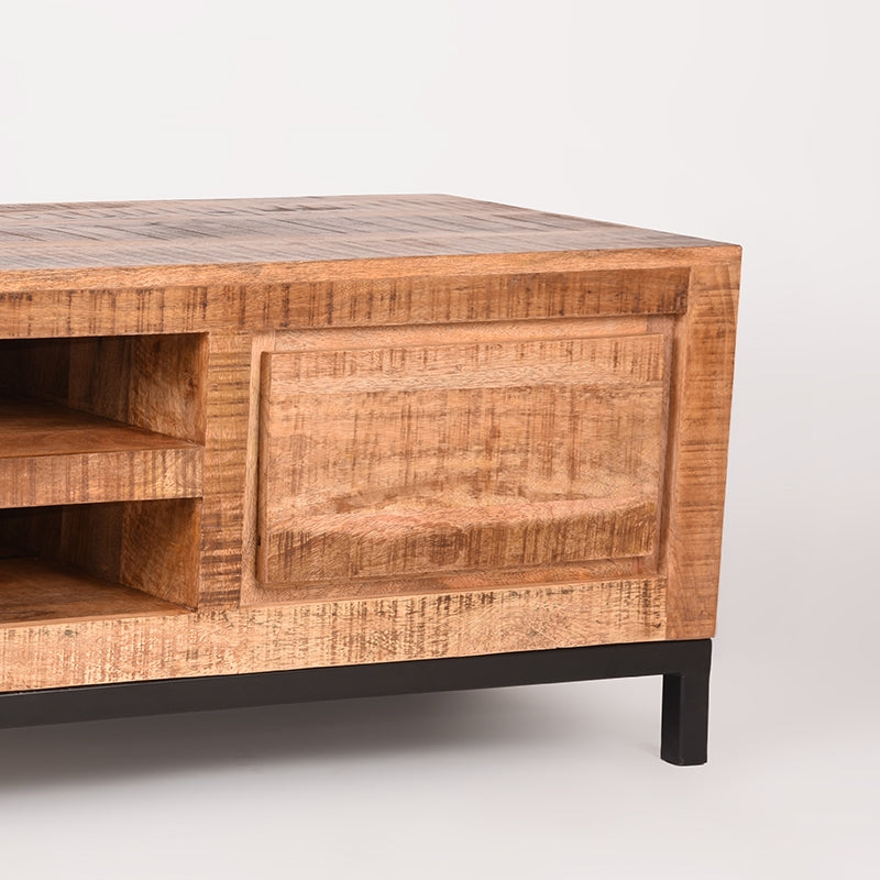 label51 tv cabinet ghent - rough - mango wood - 160 cm