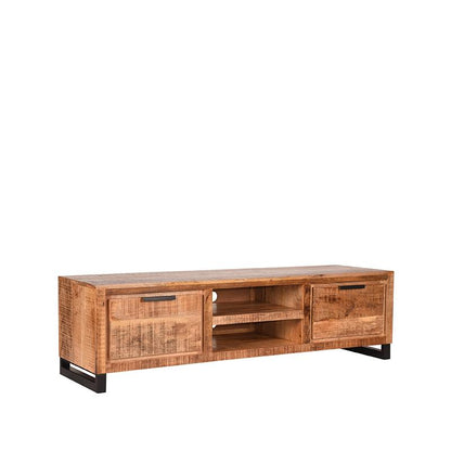 LABEL51 TV cabinet Glasgow - Raw - Mango wood - 160 cm