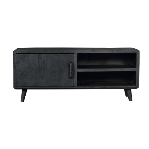 tv cabinet omaha black | 120 cm