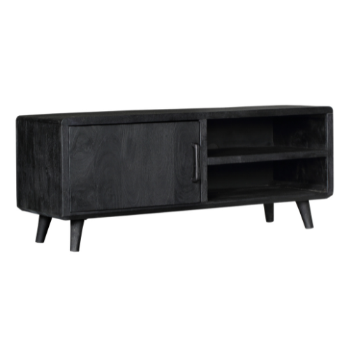 tv cabinet omaha black | 120 cm