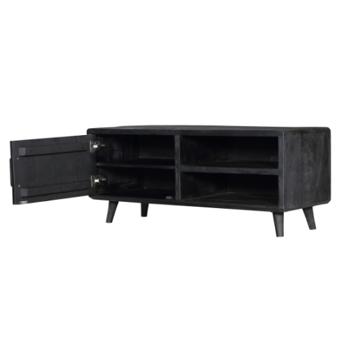 tv cabinet omaha black | 120 cm