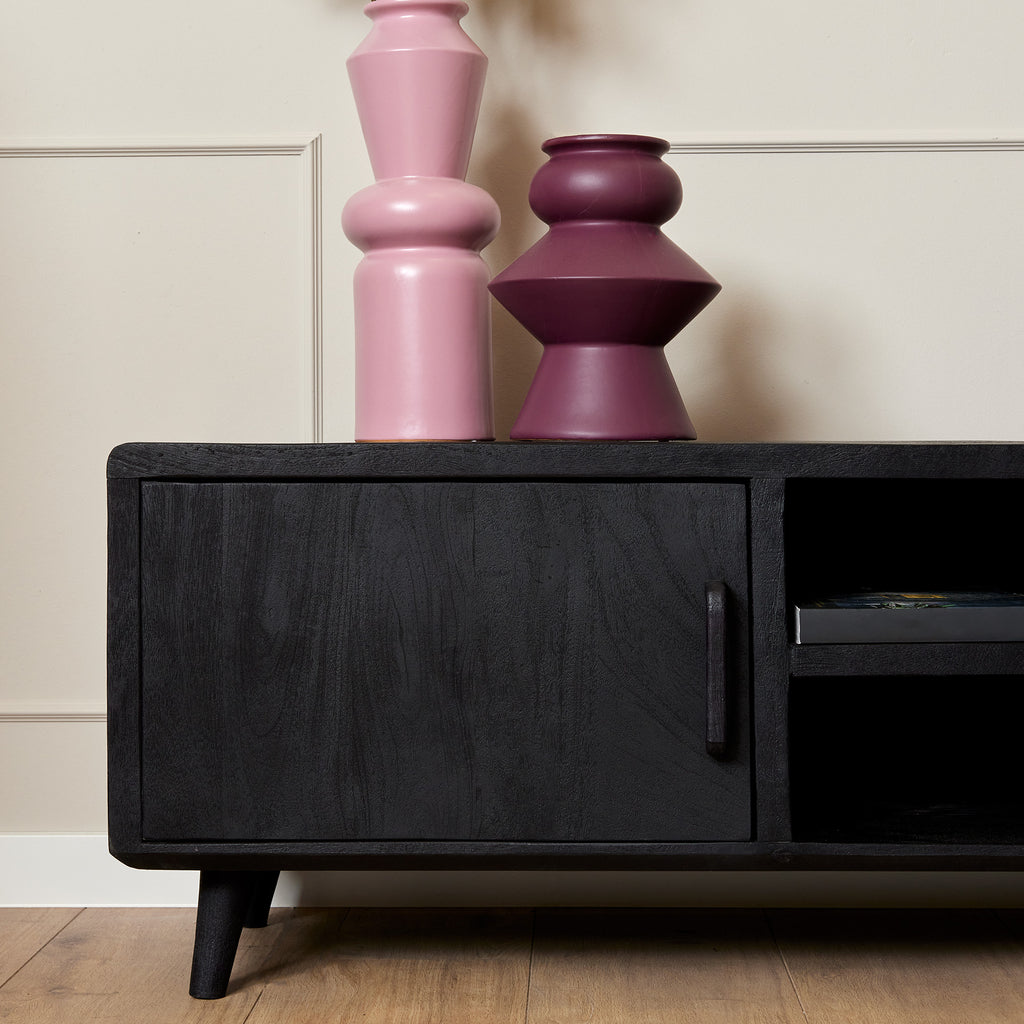 tv cabinet omaha black | 180 cm