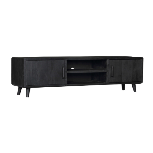 tv cabinet omaha black | 180 cm