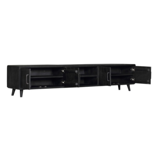 tv cabinet omaha black | 240 cm