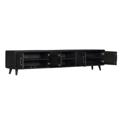 TV cabinet Omaha Black | 240 cm