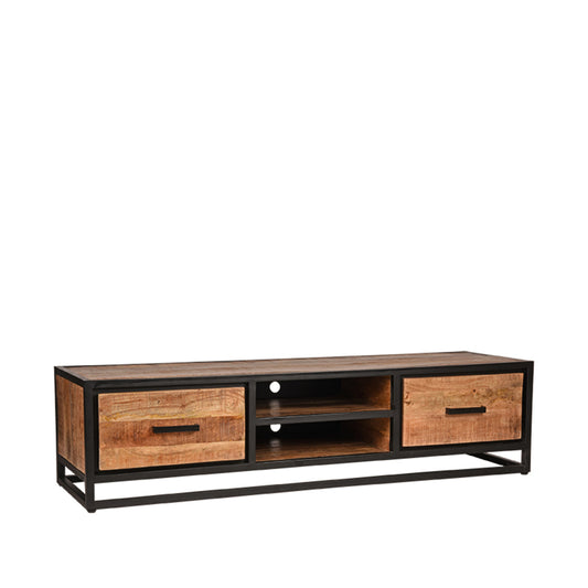 LABEL51 TV cabinet Tampa - Raw - Mango wood