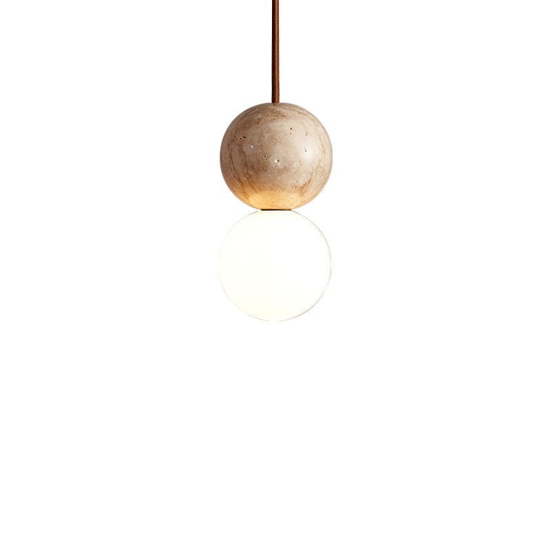 chic wabi sabi hanglamp voor een sfeervol plafond