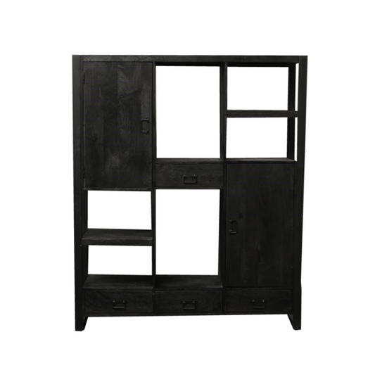 Boaz Black Shelving Unit