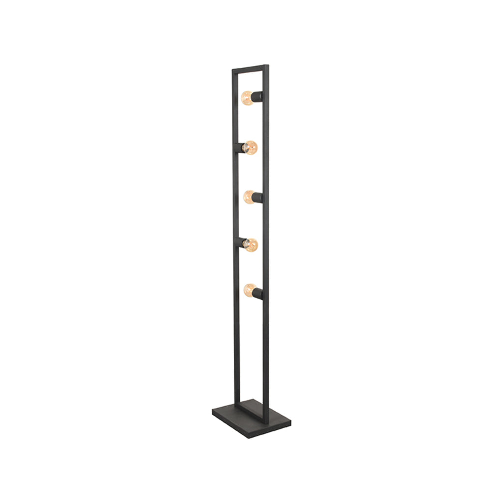 label51 floor lamp quadrato - black - metal