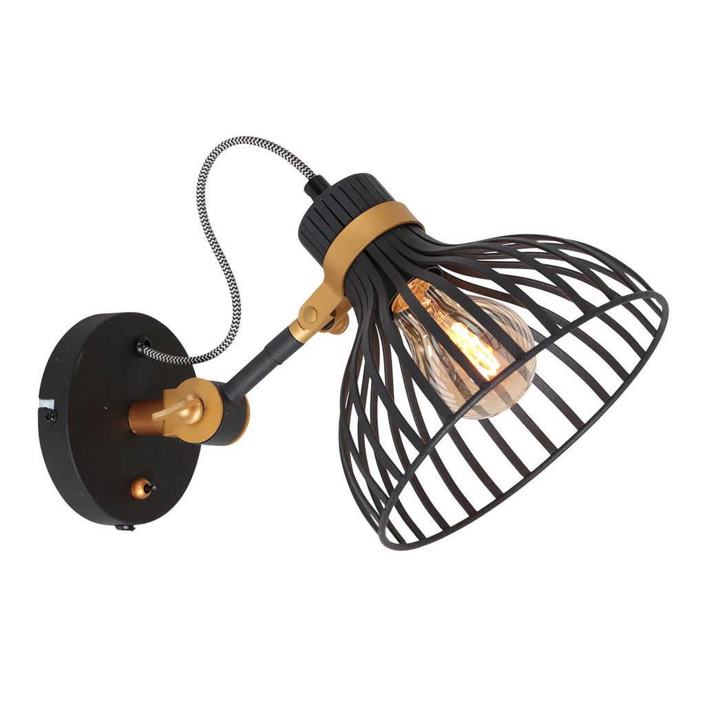 wall lamp dunbar 3088zw black