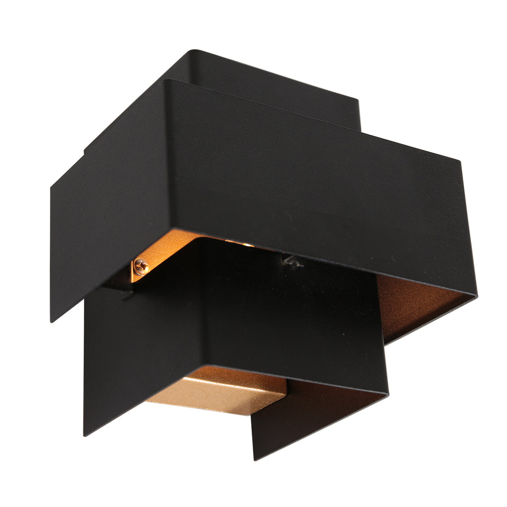 wandlamp muro 3367zw zwart