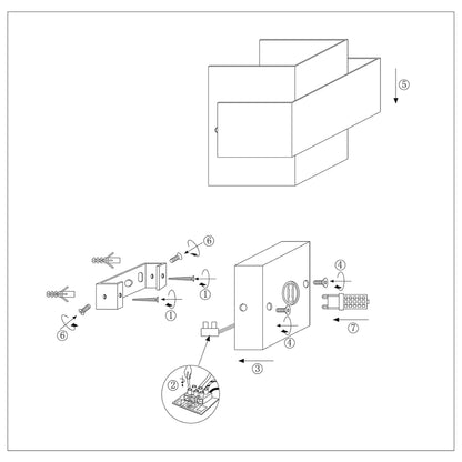 Wall lamp Muro 3367ZW Black