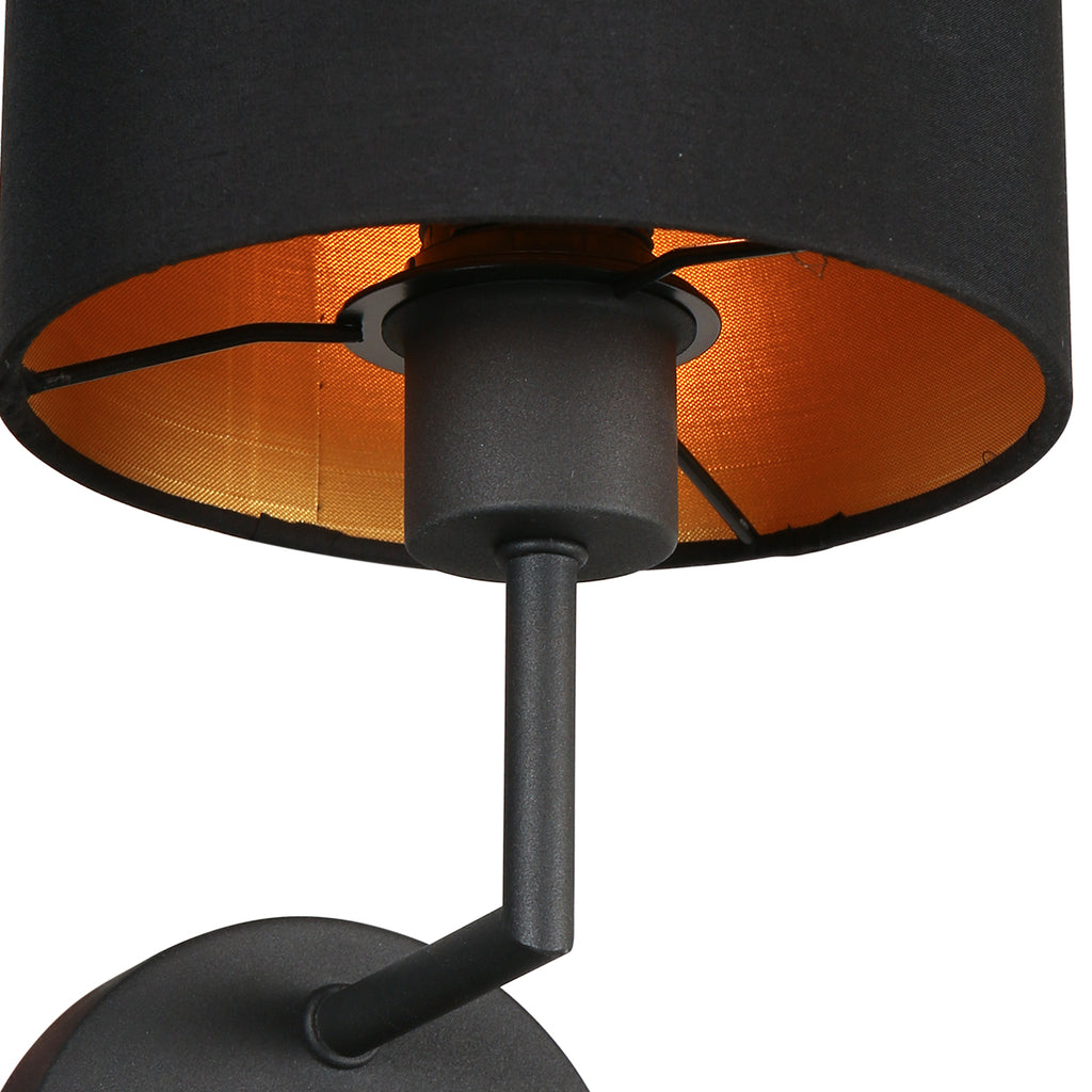 wandlamp noor 1562zw zwart