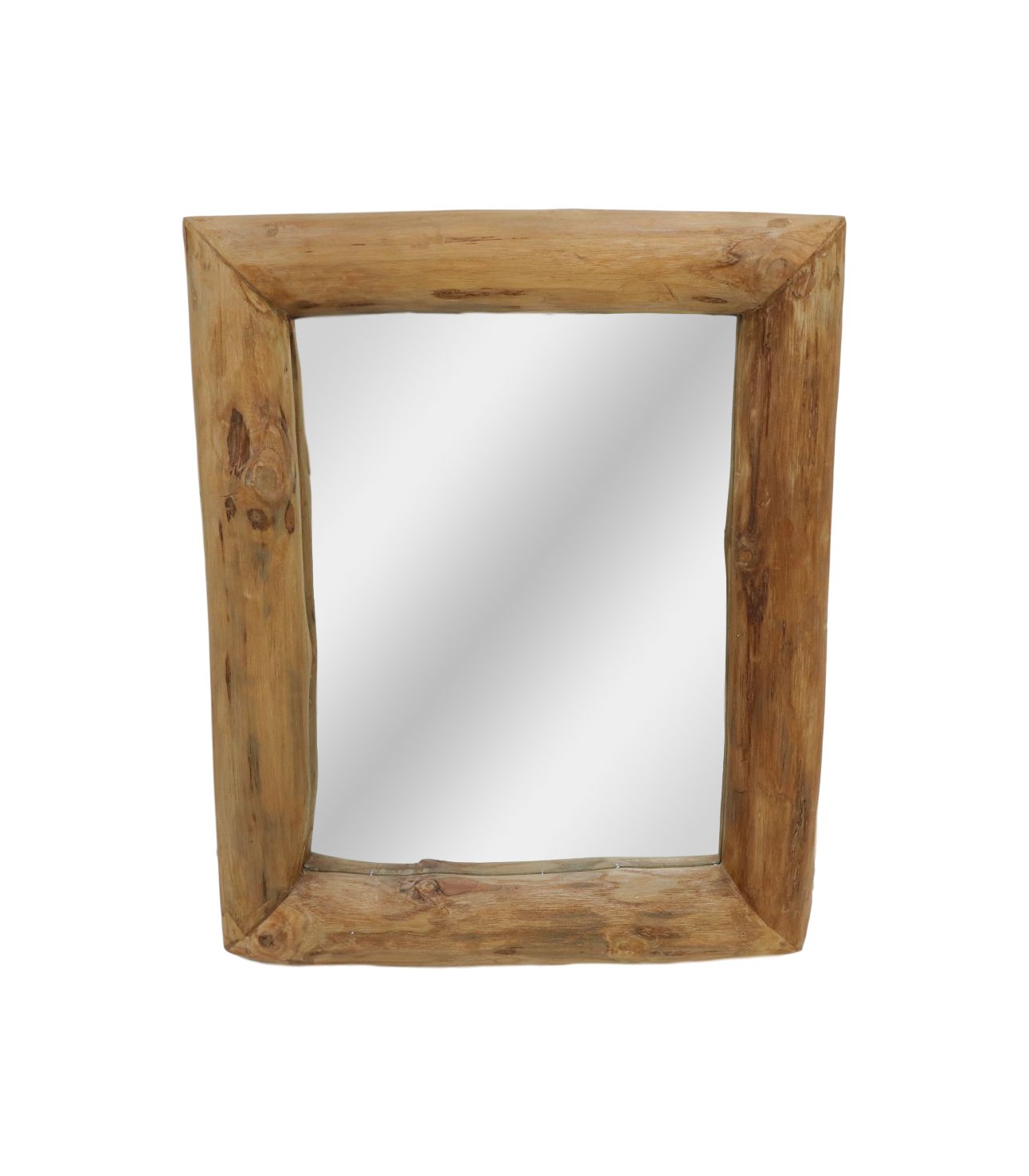 wall mirror - 50x60 cm - teak