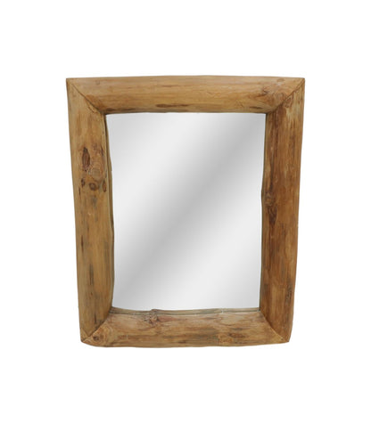 Wall mirror - 50x60 cm - teak