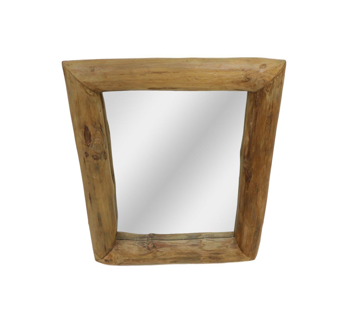 wall mirror - 50x60 cm - teak