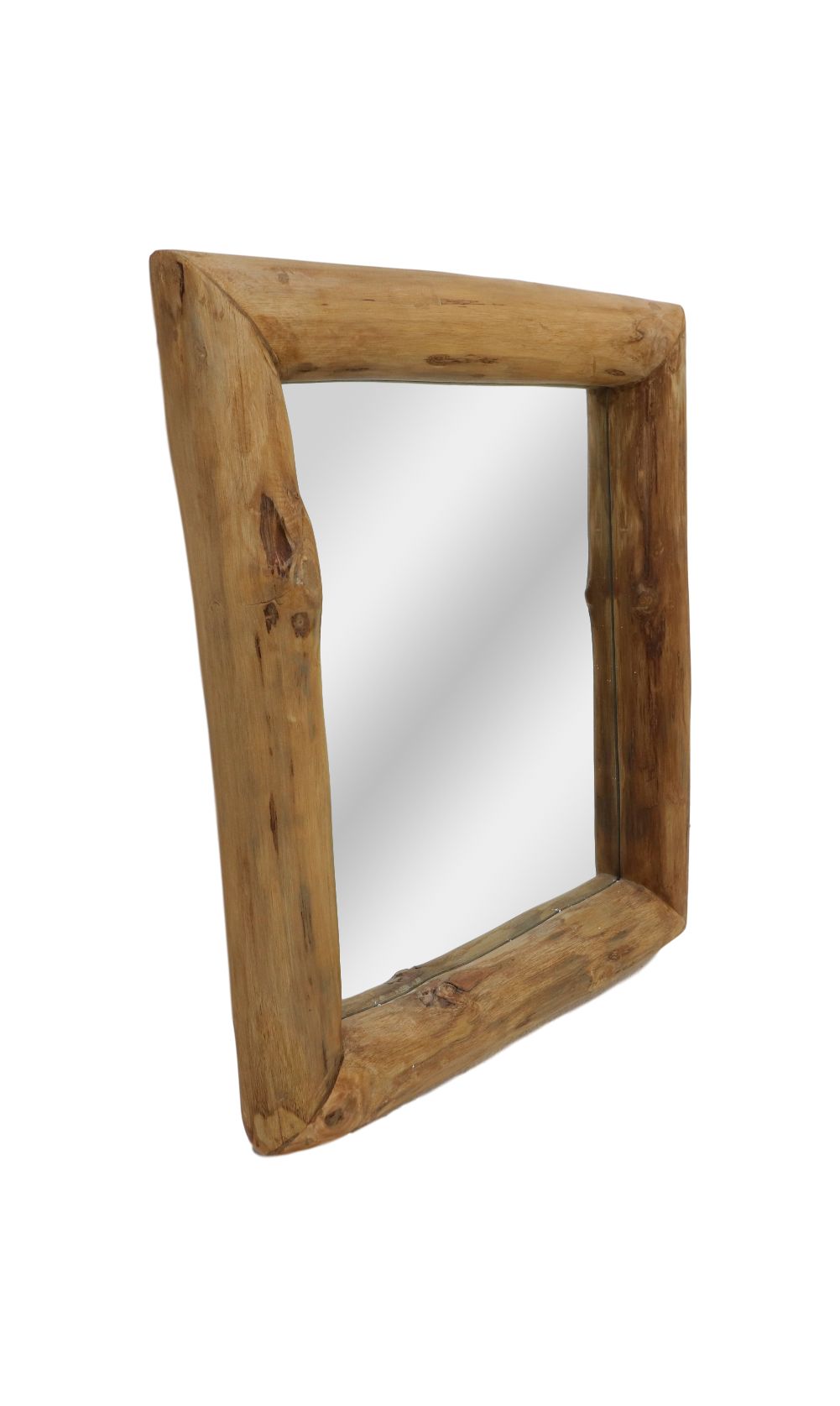 wall mirror - 50x60 cm - teak