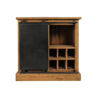 Blackburn wine cabinet - 90x90 cm - recycled teak