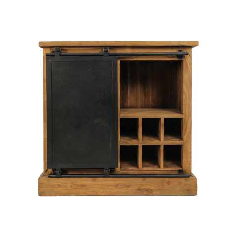 Blackburn wine cabinet - 90x90 cm - recycled teak