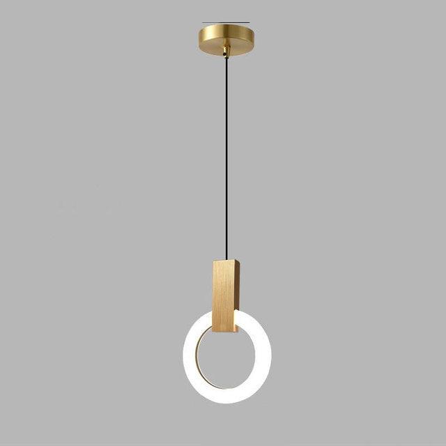 elegante nordic ring led hanglamp voor een moderne sfeer