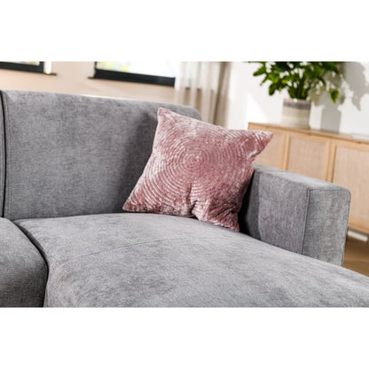 3-seater sofa CL right, fabric Rowan, R311 grey