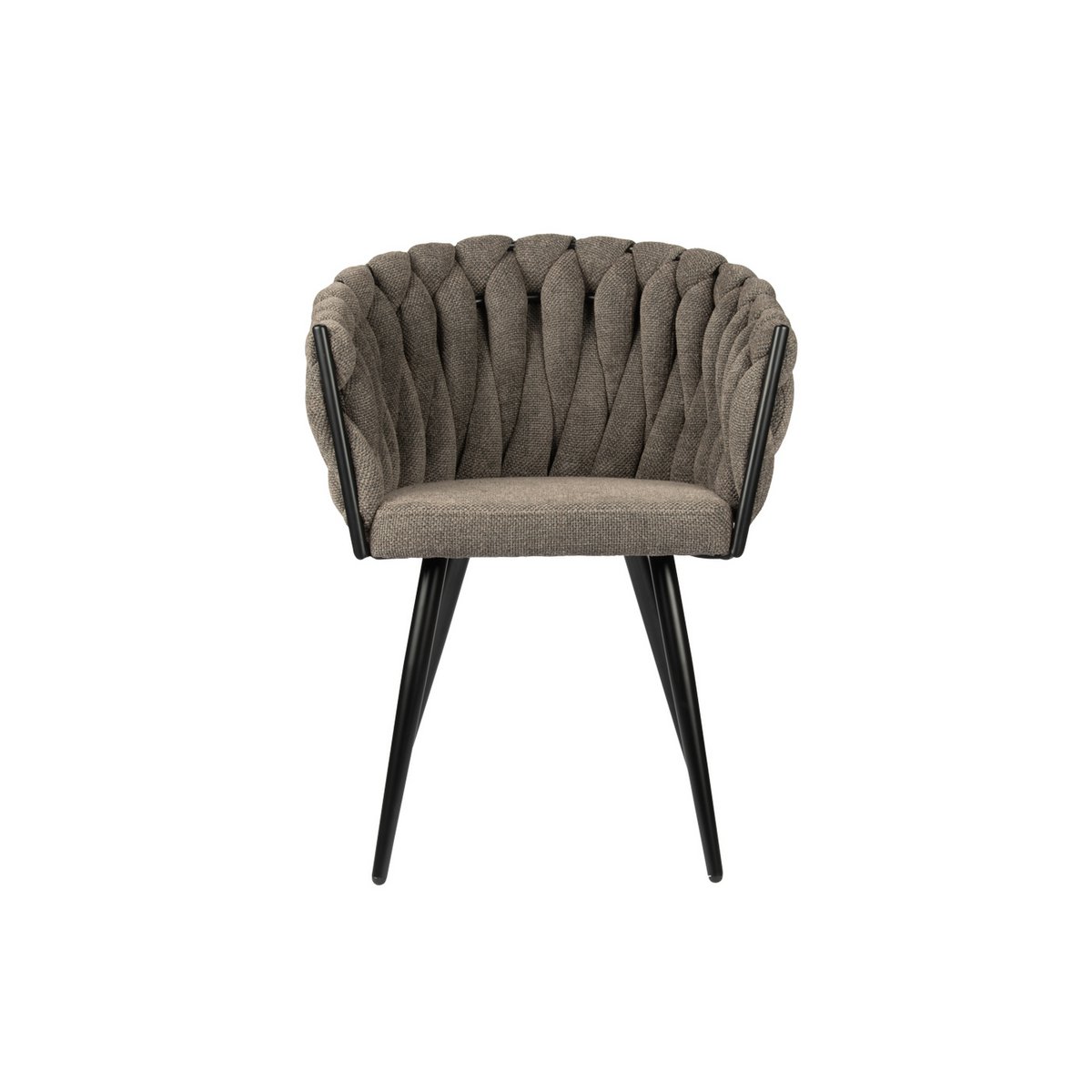 wave chair taupe (set of 2)