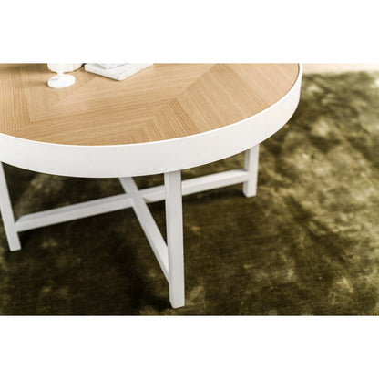 Round coffee table 74 cm, Lennox, L350 oak