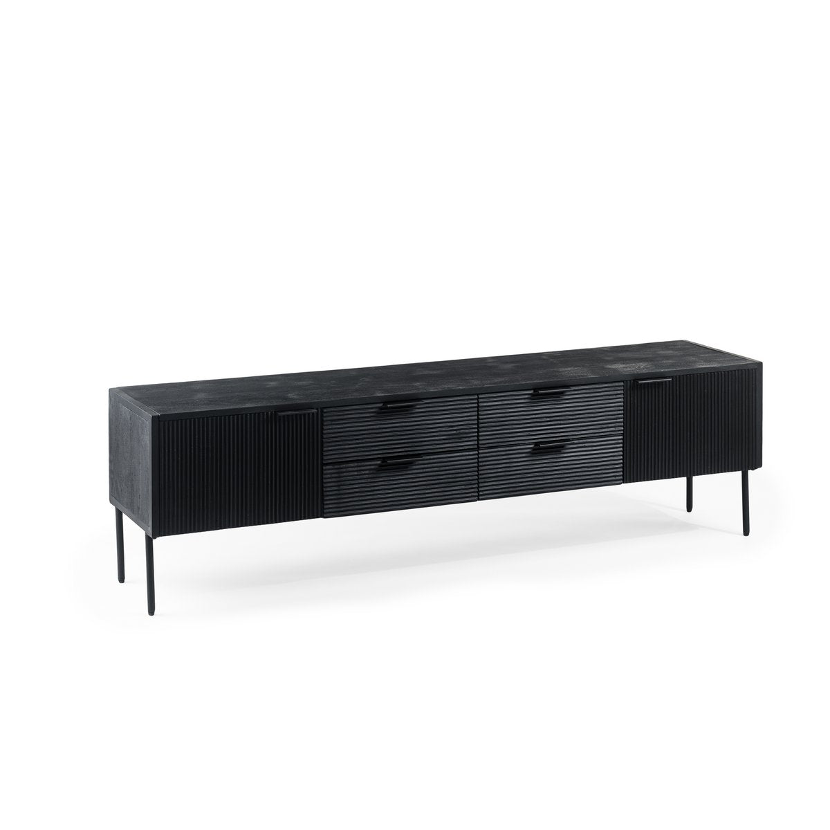 tv-meubel, 175 cm, b340 zwart