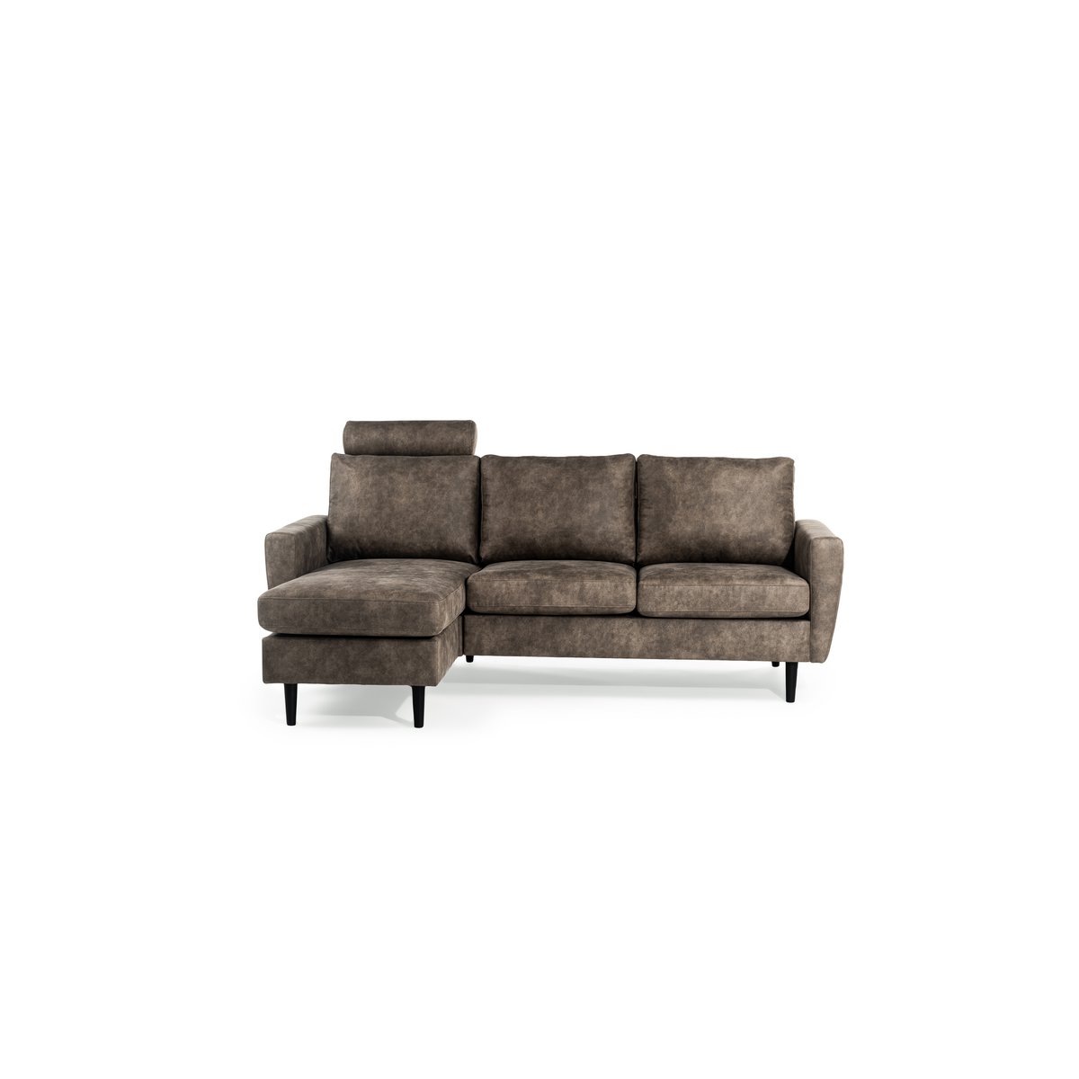 3 seater sofa cl l+r, with headrest in savannah fabric, s520 taupe