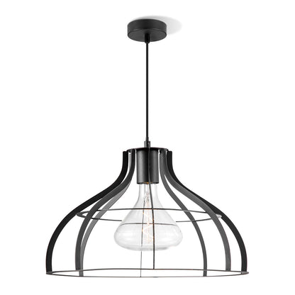 Home Sweet Home Hanging Lamp Blank - Black - 40x40x131cm
