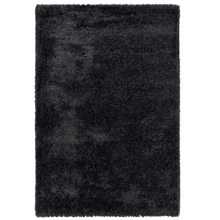 shaggy rug anthracite/black foliage shaggy 160x230cm