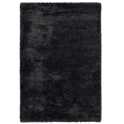 Shaggy Rug Anthracite/Black Foliage Shaggy 160x230cm