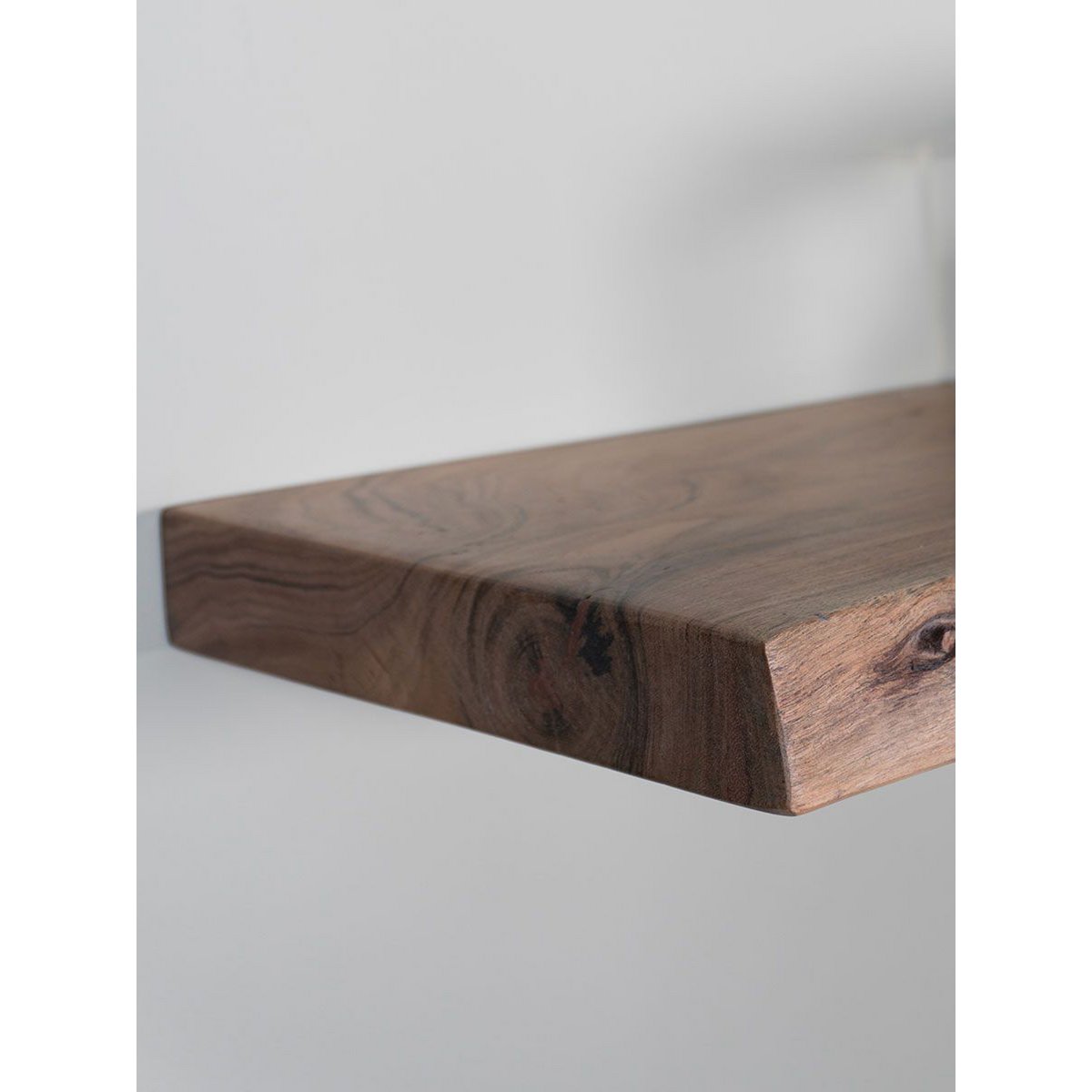 wall shelf pure acacia wood 100 cm