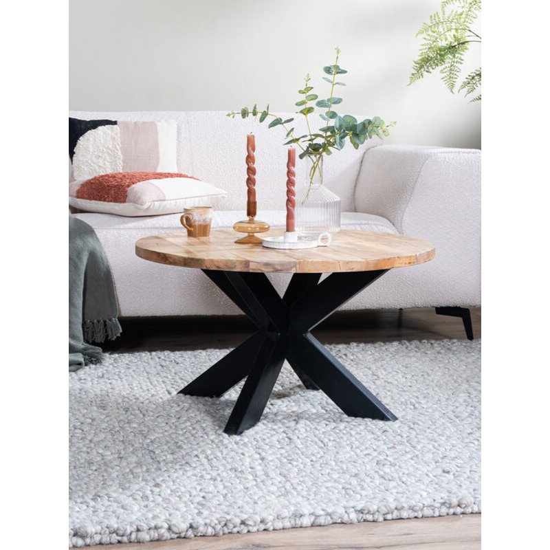 bob coffee table - mango wood