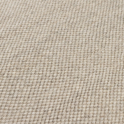 Wool Rug Light Gray 160x230cm