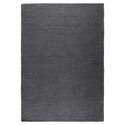 Wool Rug Dark Gray 200x290cm